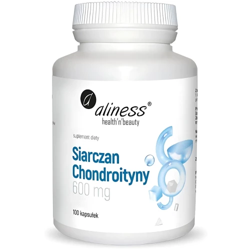 Aliness - Siarczan Chondroityny 600 mg - 100 kapsułek Aliness - Siarczan Chondroityny 600 mg - 100 kapsułek